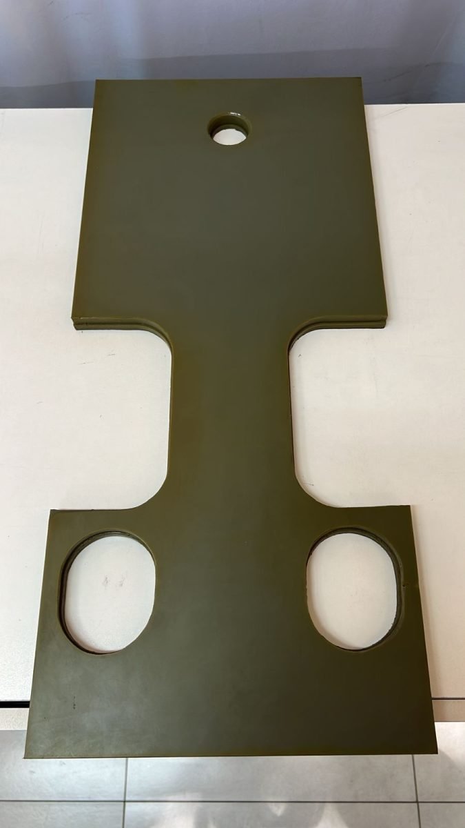 Placa de desgaste — Ramfos TF-25 / TF-30 — código 2